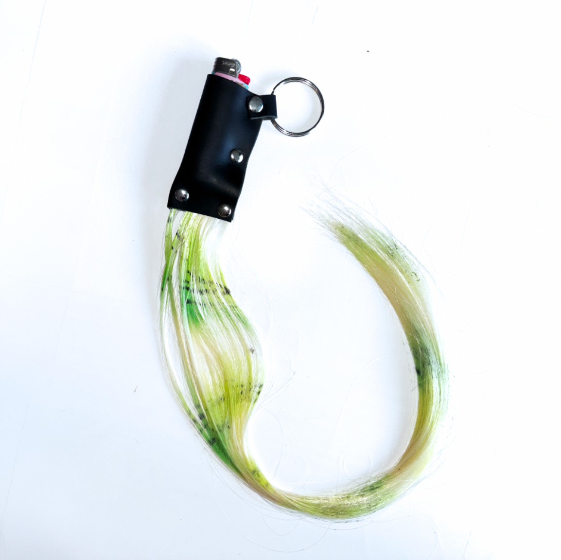 HAIRY GREEN TIGER LIGHTER / LIPSTICK CASE