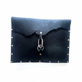 BLACK LAPTOP SLEEVE / CLUTCH