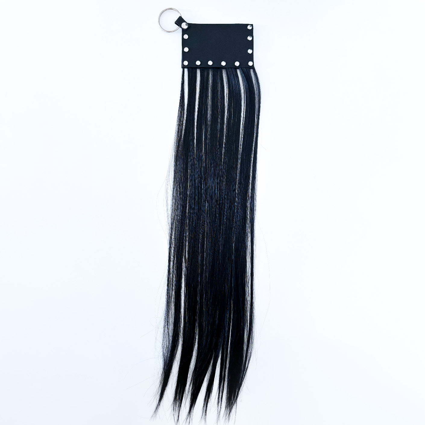 BLACK HAIRY CARD HOLDER
