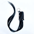 HAIRY BLACK COW LIGHTER / LIPSTICK CASE