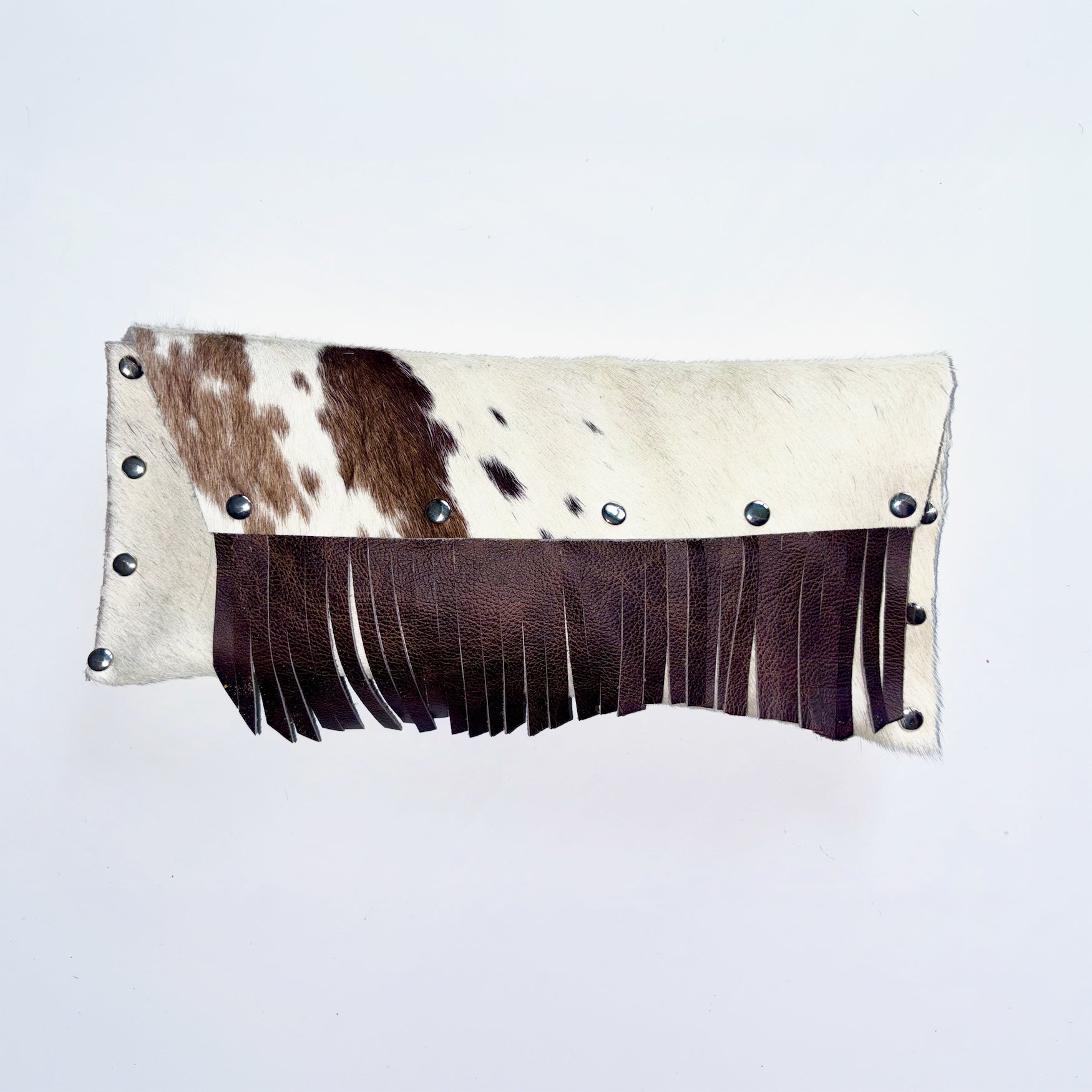 COW CLUTCH FRINGES