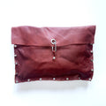 BURGUNDY LAPTOP SLEEVE / CLUTCH