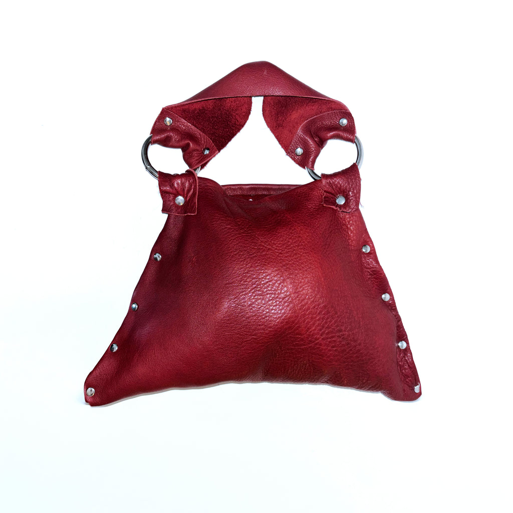 BURGUNDY BAG COW POCKET